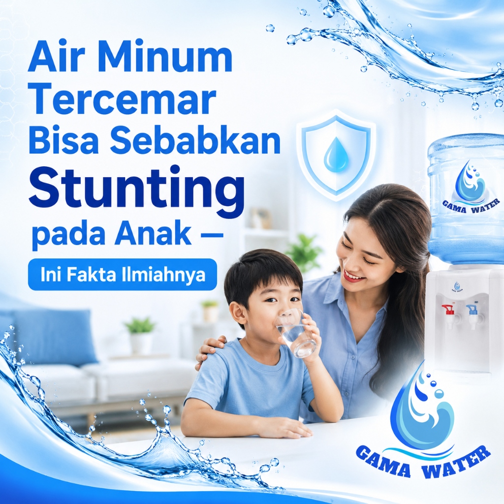 Air Minum Tercemar Bisa Sebabkan Stunting pada Anak — Ini Fakta Ilmiahnya