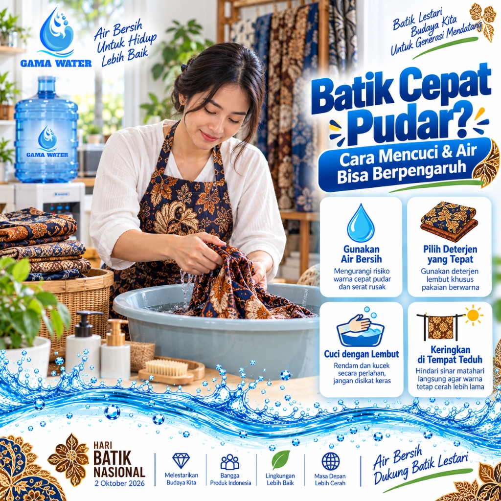 Batik Cepat Pudar Padahal Jarang Dipakai? Ternyata Cara Mencuci dan Air yang Dipakai Bisa Berpengaruh