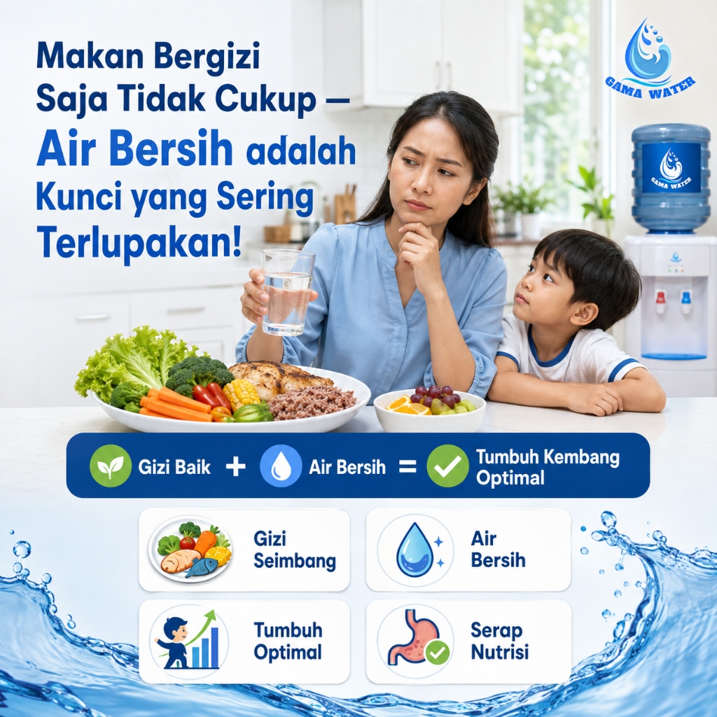 Makan Bergizi tapi Air Minumnya Tidak Bersih? Kenapa Program Gizi Keluarga Lo Bisa Gagal Total