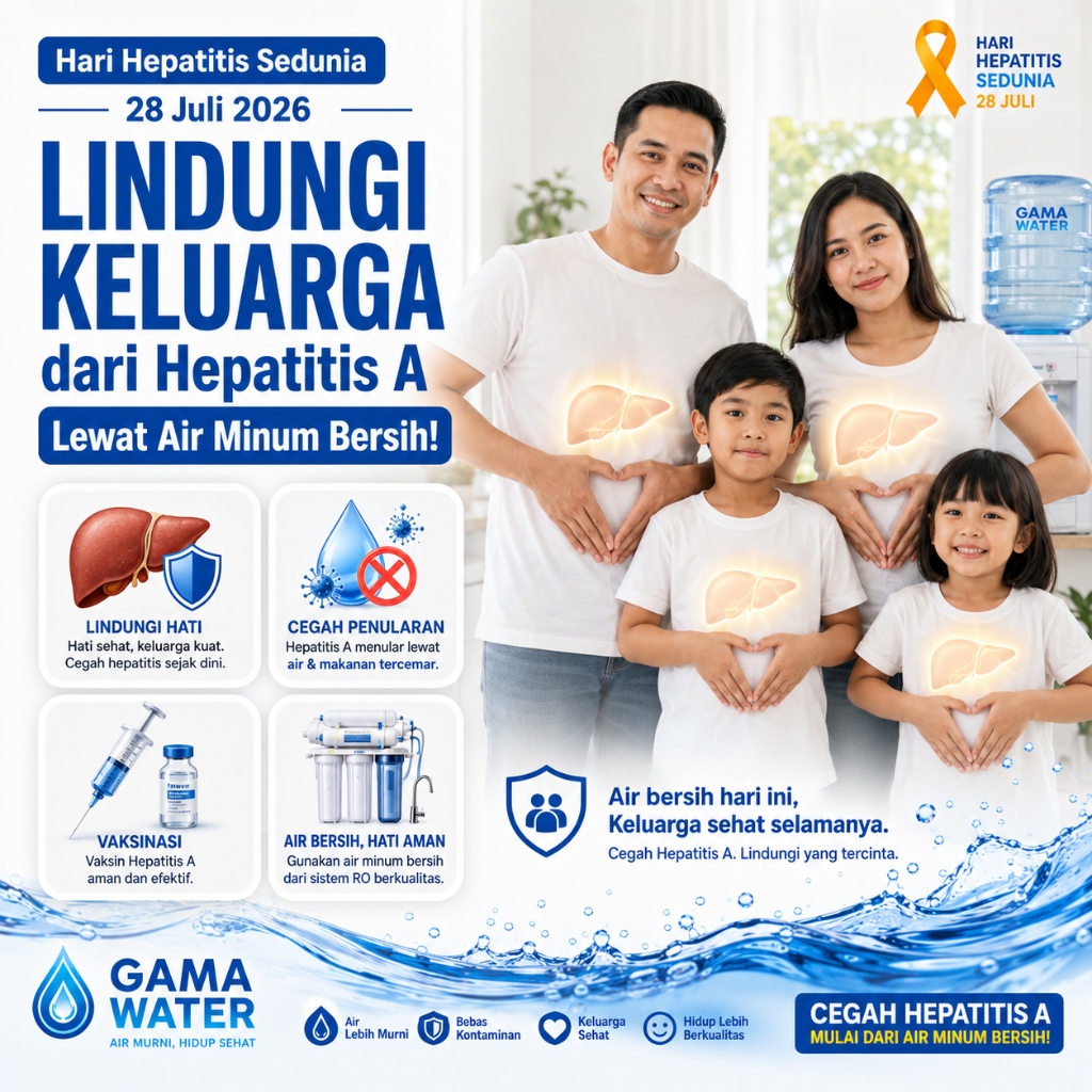 Hari Hepatitis Sedunia 28 Juli 2026: Kenali Hepatitis A yang Menular Lewat Air Minum & Cara Lindungi Keluarga!