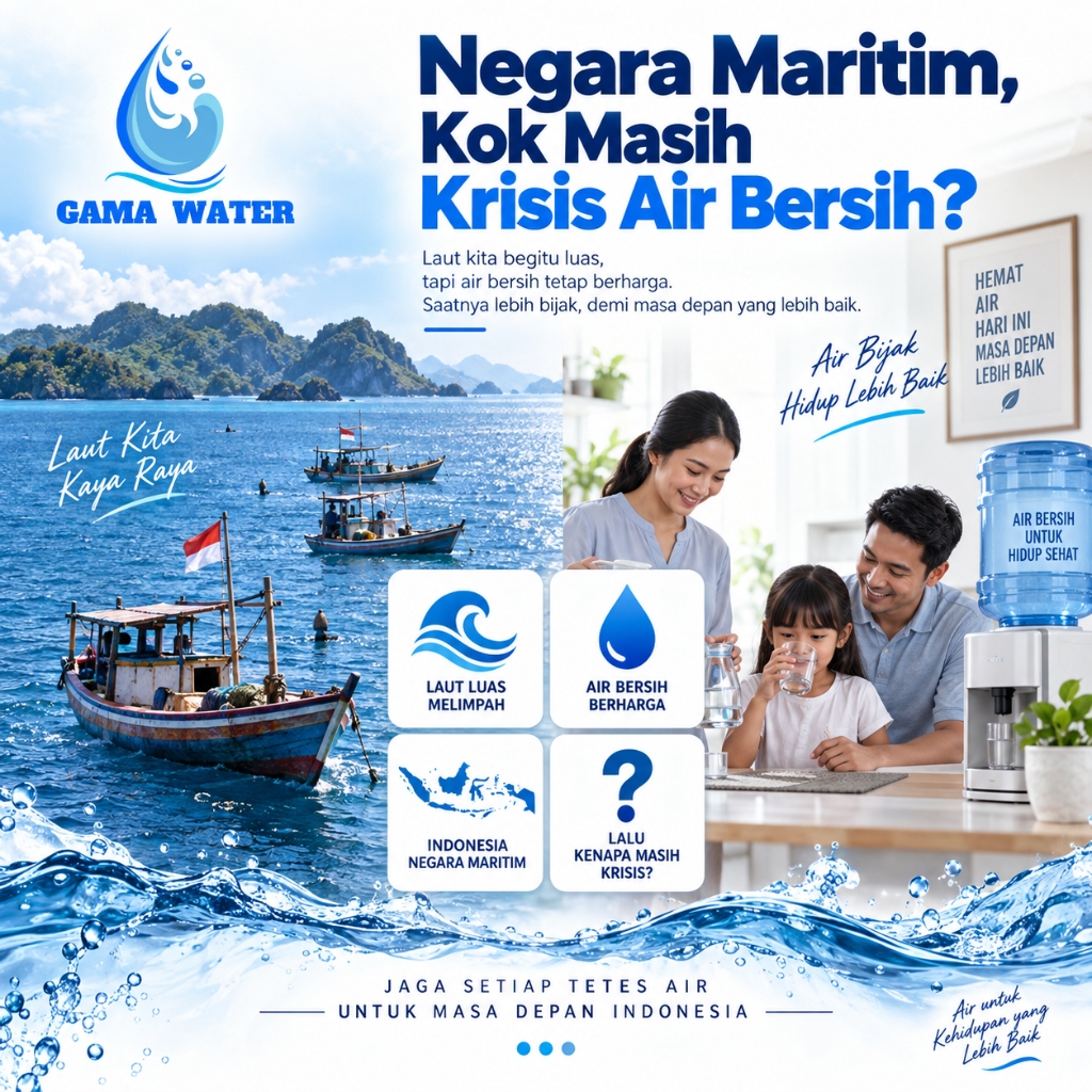 Hari Maritim Nasional: Ironi Negara Kepulauan Krisis Air Bersih