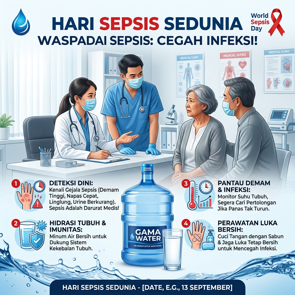 Hari Sepsis Sedunia Kenali Tanda Infeksi Berbahaya Deteksi Dini Selamatkan Nyawa Gama Water Bandung