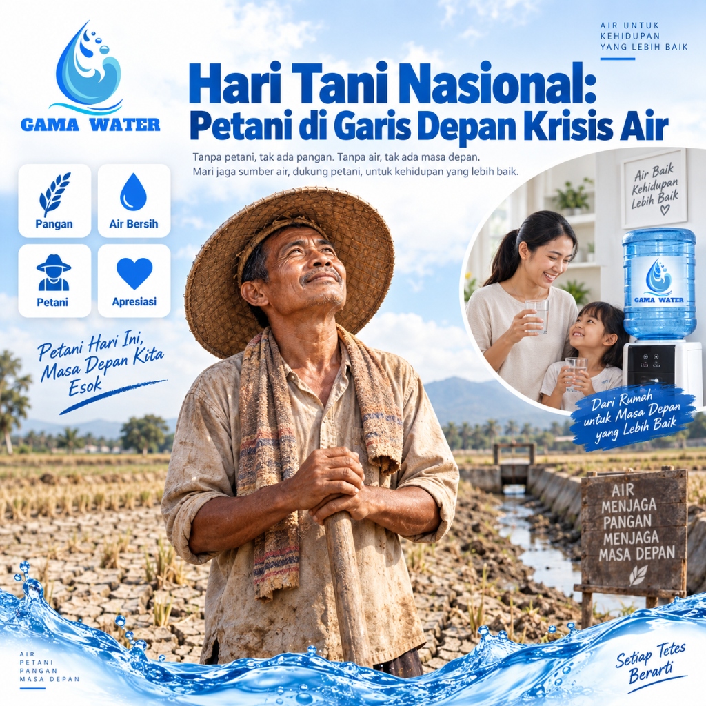 Hari Tani Nasional: Petani Terdepan Hadapi Krisis Air Kemarau