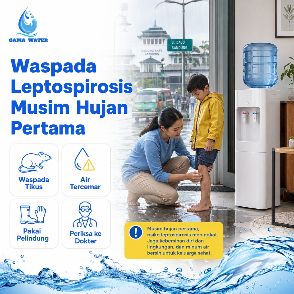 Waspada Leptospirosis Musim Hujan Pertama Bandung Kencing Tikus Genangan Air Bersih Gama Water