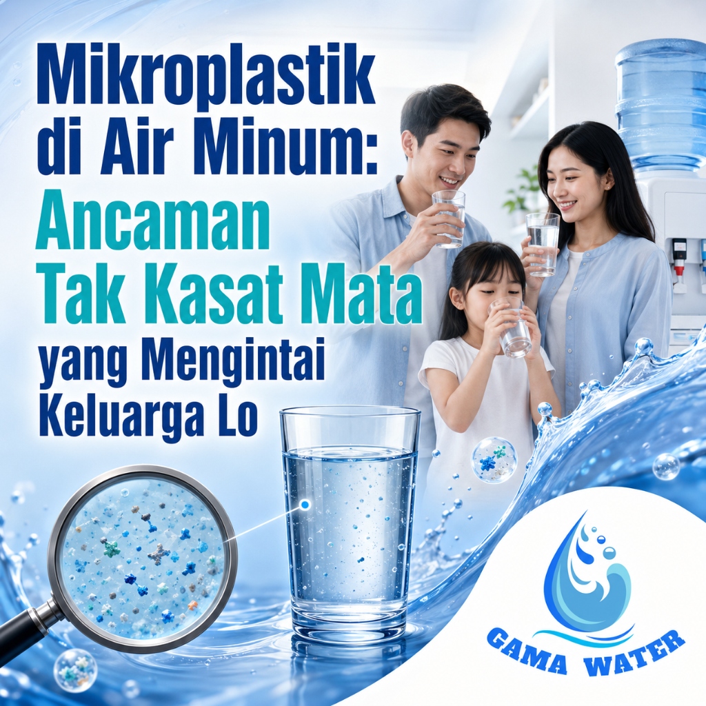 Mikroplastik di Air Minum: Ancaman Tak Kasat Mata yang Mengintai Keluarga Lo