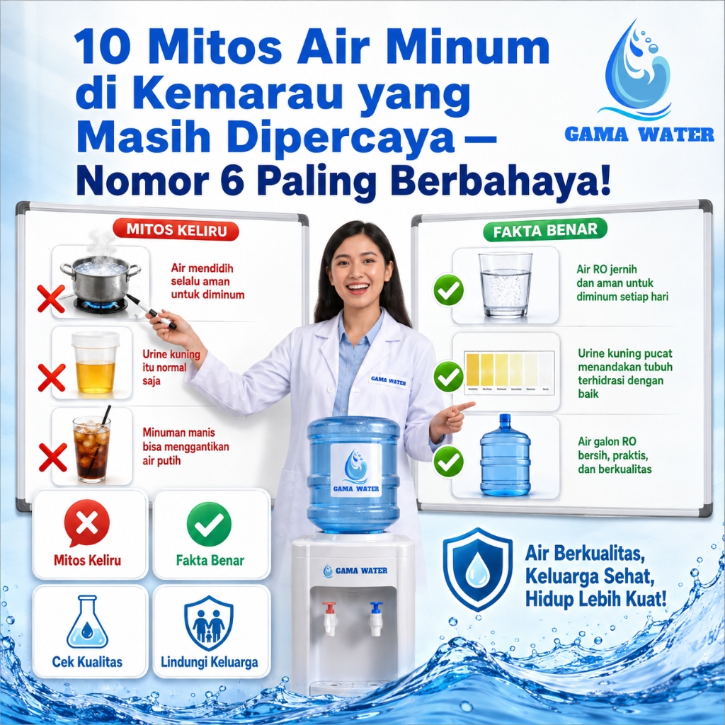 10 Mitos Air Minum di Kemarau yang Masih Dipercaya Jutaan Keluarga Indonesia — Nomor 6 Paling Berbahaya!