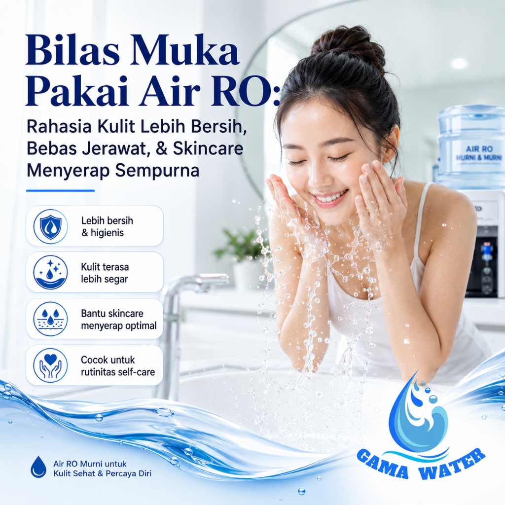Bilas Muka Pakai Air RO: Rahasia Kulit Lebih Bersih, Bebas Jerawat, & Skincare Menyerap Sempurna