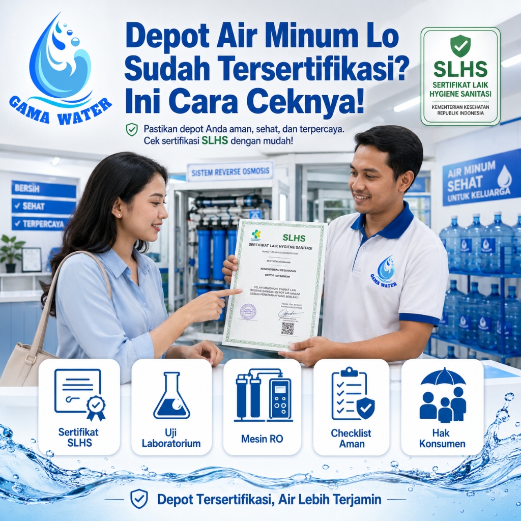 SLHS & Sertifikasi Depot Air Minum: Panduan Konsumen Cerdas Verifikasi Depot Langganan Lo