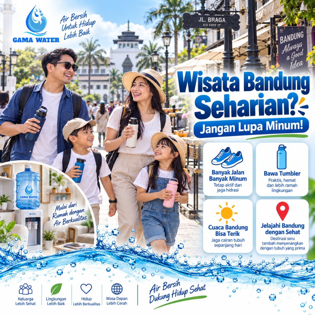 Wisata Bandung Seharian tapi Jam 2 Siang Sudah Lemas? Bisa Jadi Bukan Itinerary-nya — Tapi Lo Kurang Minum!