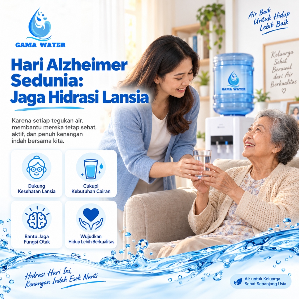 Hari Alzheimer Sedunia: Peran Hidrasi bagi Kesehatan Lansia